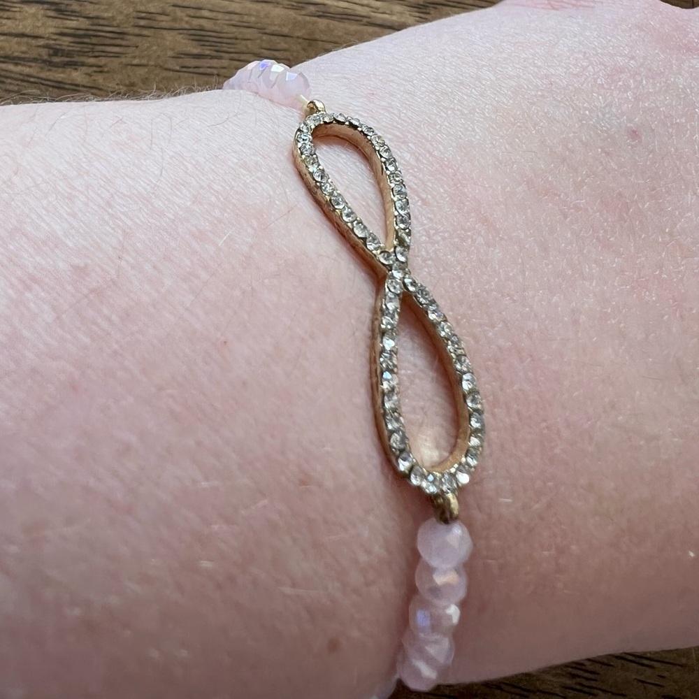 Pink Infinity Bracelet - Picture 5 of 8